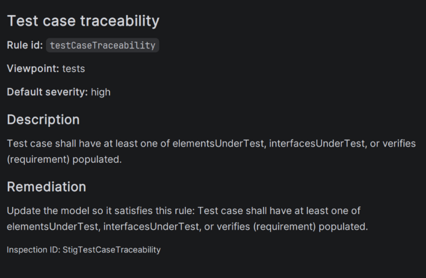 Test traceability inspection details in IntelliJ IDEA Test traceability inspection details in IntelliJ IDEA
